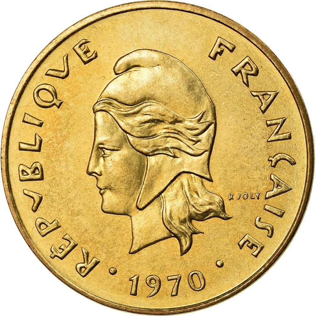 New Hebrides | 5 Francs Coin | Marianne | Frigate Bird | Km:6.1 | 1970