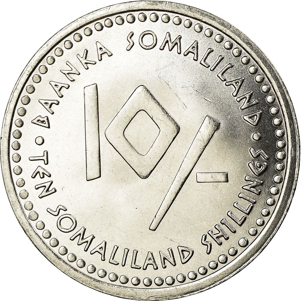 Somaliland | 10 shilling-mønt | Skorpionen | Rustfrit stål | KM:16 | 2006