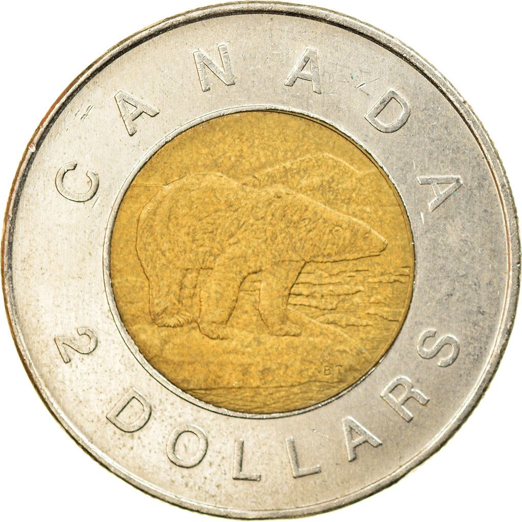 Canada | 2 Dollars Coin | Polar bear | Km:496 | 2003 - 2006