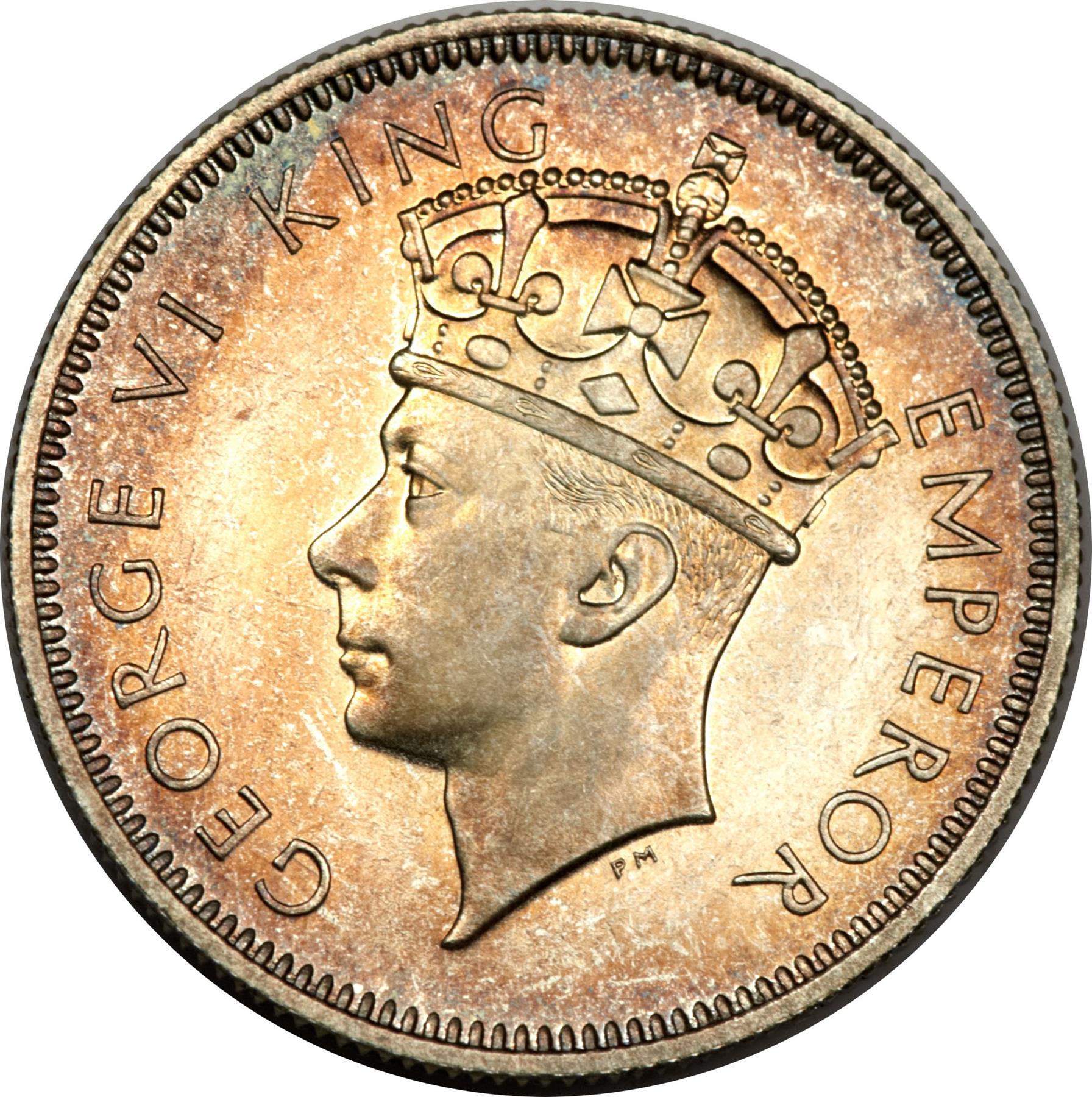 Southern Rhodesia | 1 Shilling Coin | George VI | Zimbabwe Bird | KM:11 | 1937