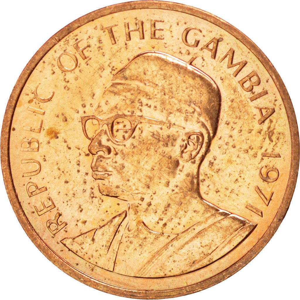 Gambia 5 Bututs Mynt | Segelbåt | Dawda Kairaba Jawara | KM9 | 1971