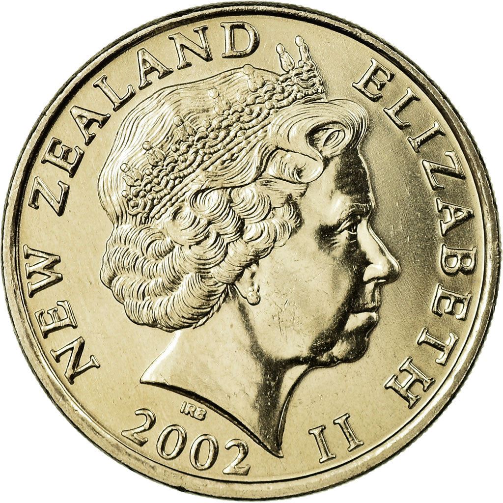 New Zealander 20 Cents Coin | Queen Elizabeth II | Maori Carving | KM118 | 1999 - 2006