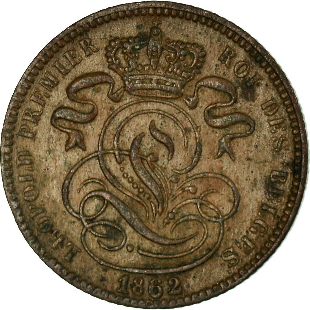 Belgien | 1 centime-mønt | Léopold I | Kobber | KM:1.1-1.4 | 1832-1863