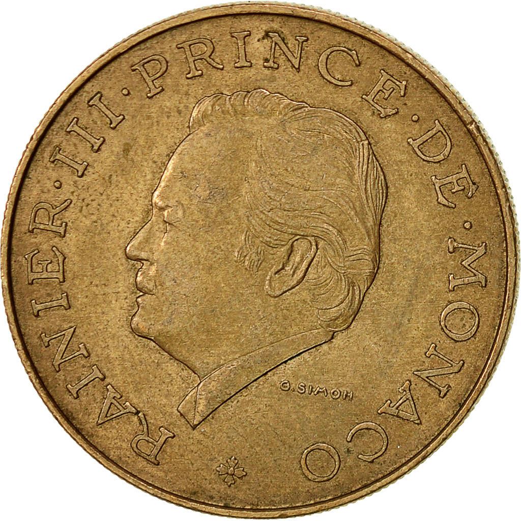 Monaco | 10 Francs Coin | Rainier III | Km:154 | 1975 - 1982