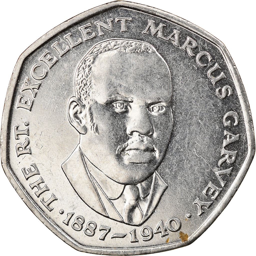 Jamaica Coin | 25 Cents Coin | Marcus Garvey | KM147 | 1991 - 1994