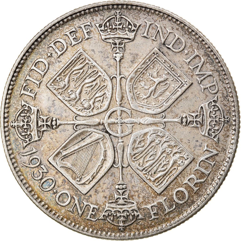 United Kingdom | 1 Florin Coin | George V | KM:834 | 1927 - 1936