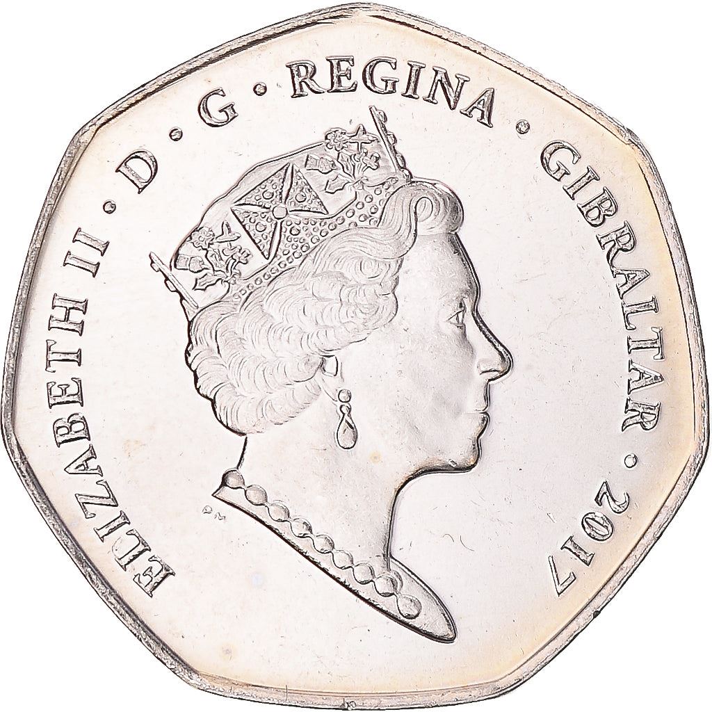 Gibraltar | 50 Pence Coin | Referendum | Km:1589 | 2017