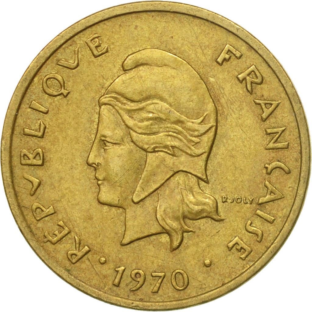 New Hebrides | 2 Francs Coin | Marianne | Frigate Bird | Km:5.1 | 1970