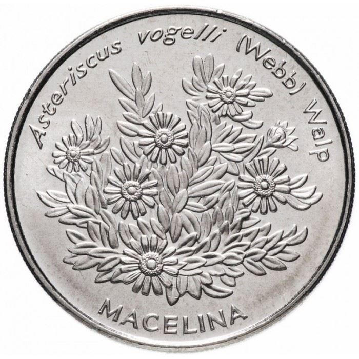 Cape Verde 50 Escudos Coin | Macelina Flowers | KM44 | 1994