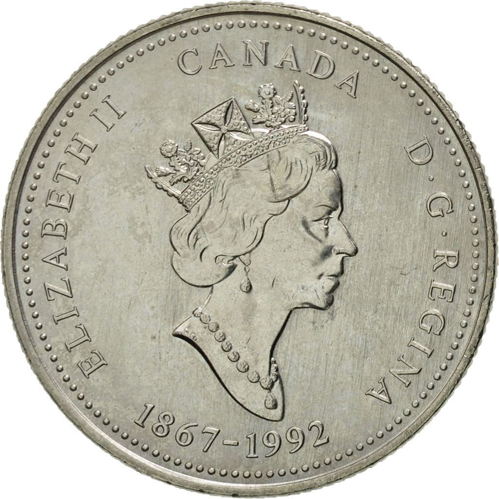 Canada | 25 Cents Coin | Nickel | Cousins Shore | KM:222 | 1992