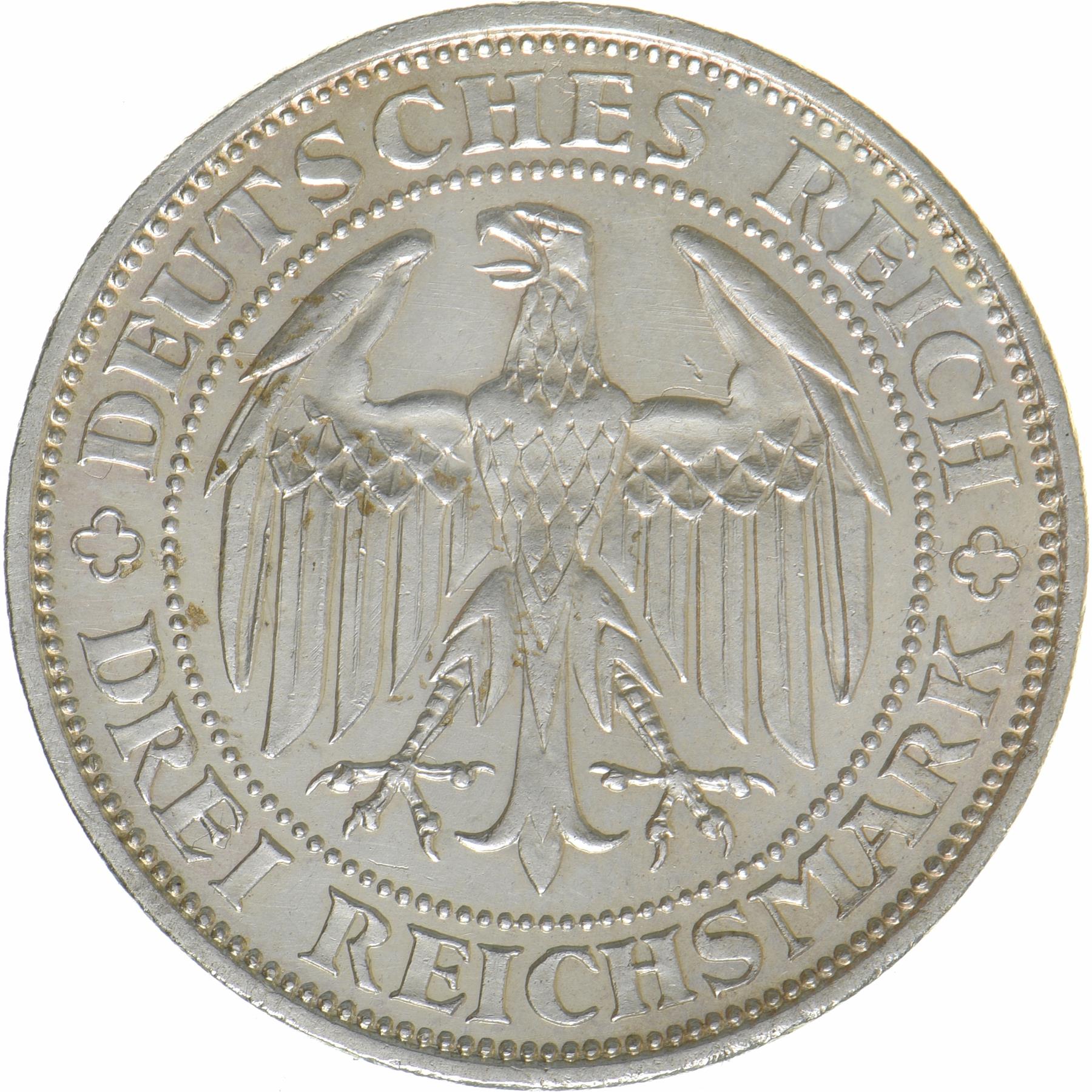 Germany | 3 Reichsmark Coin | Meissen | KM:65 | 1929