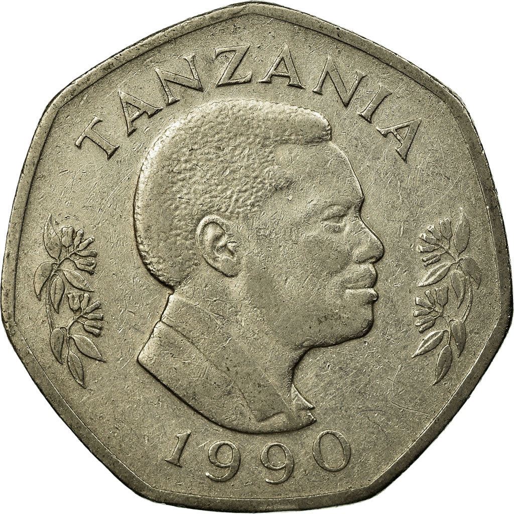 Tanzania | 20 Shilingi Coin | Ali Hassan Mwinyi | KM:27.1 | 1990 - 1991