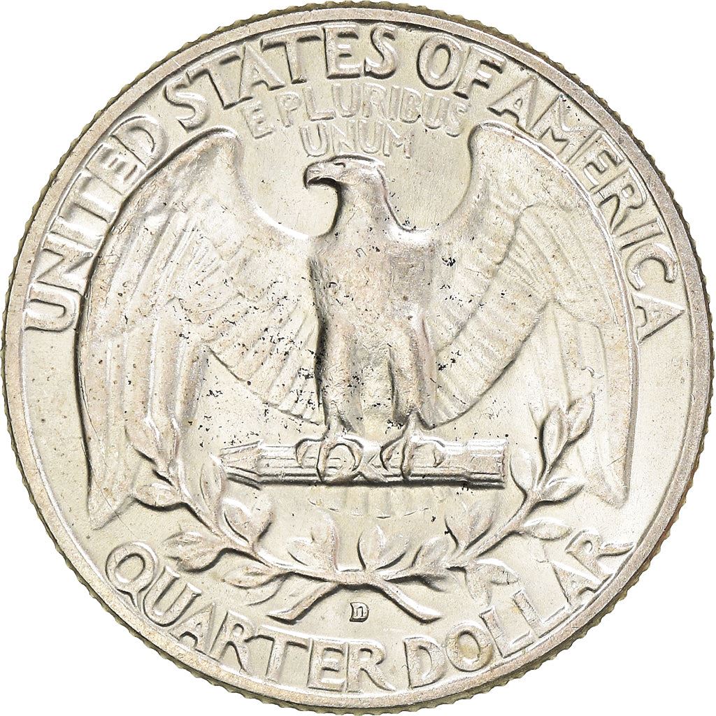 アメリカ合衆国 | 1/4ドル硬貨 | ジョージ・ワシントン | KM:164 | 1932年 - 1964年