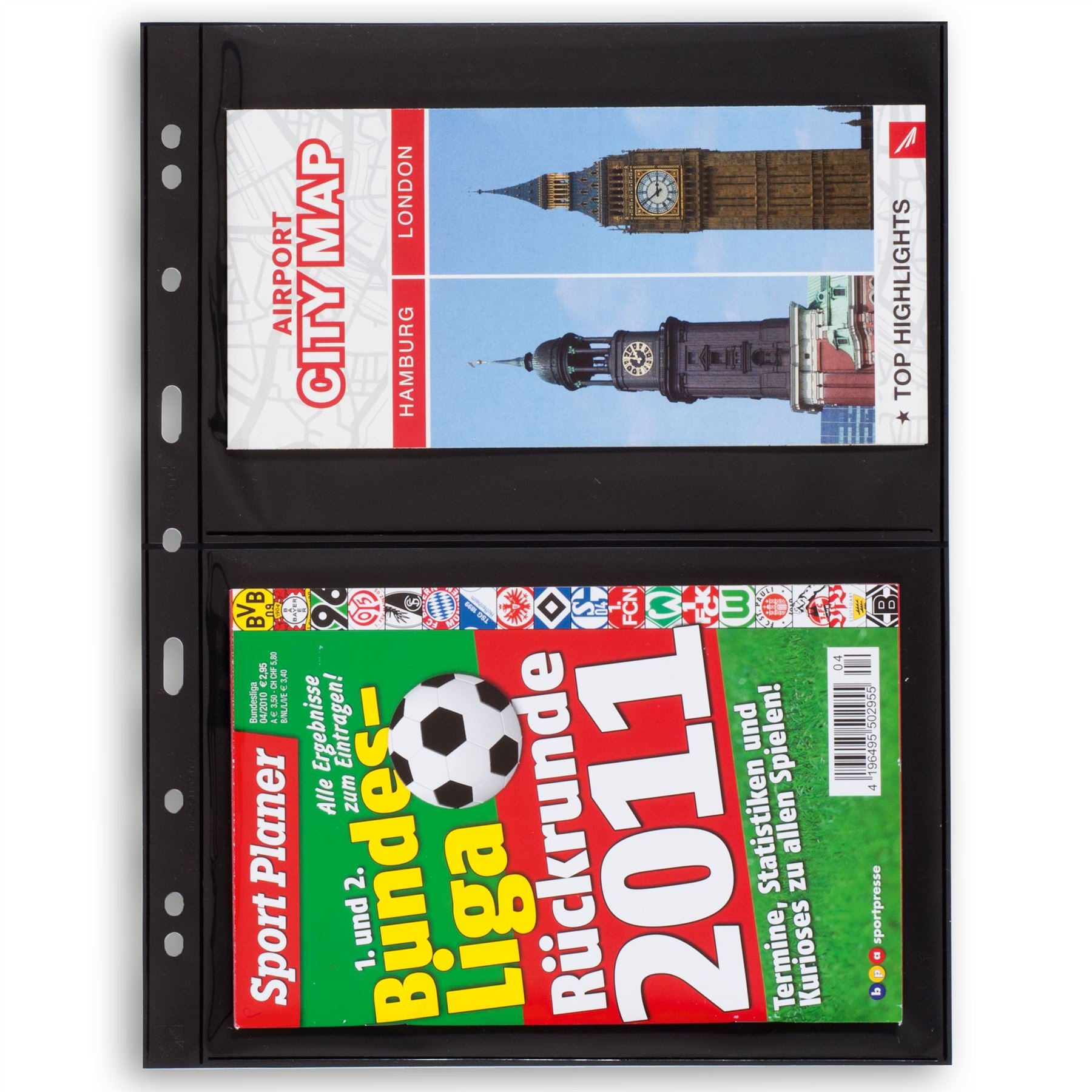GRANDE Pocket Sheets for Ring Binders | Packs of 5 | Different Pocket Configurations | 2 Colors Available