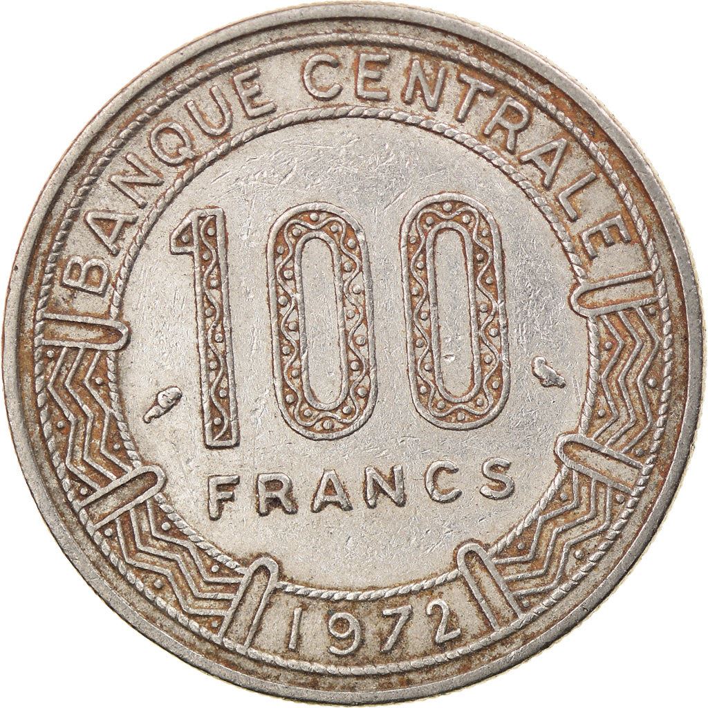 Cameroon | 100 Francs Coin | Giant Elands | Km:15 | 1971 - 1972