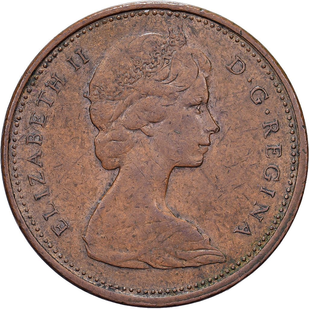 Canada | 1 Cent Coin | Bronze | 2nd portrait | KM:59 | 1965-1978