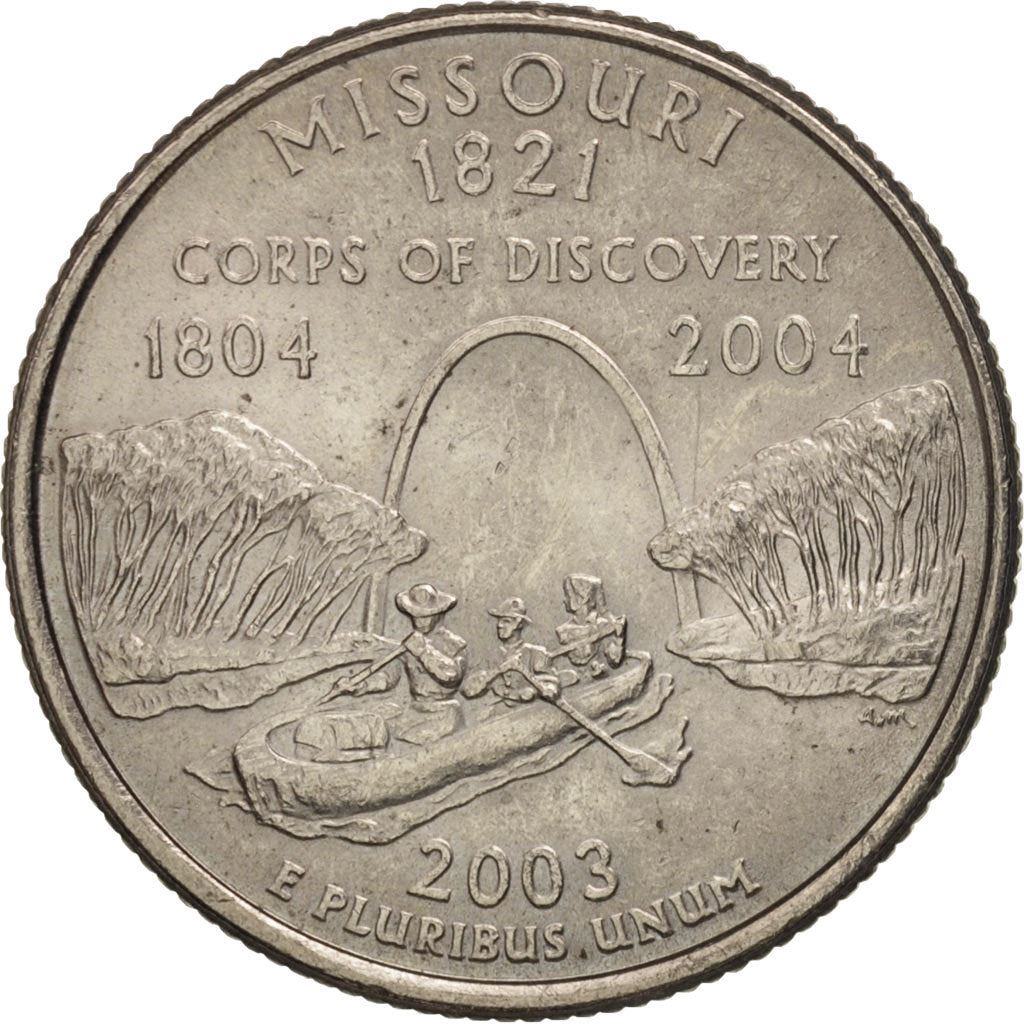 United States | 1/4 Dollar Coin | Missouri | Km:346 | 2003