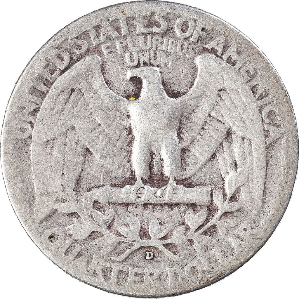 アメリカ合衆国 | 1/4ドル硬貨 | ジョージ・ワシントン | KM:164 | 1932年 - 1964年