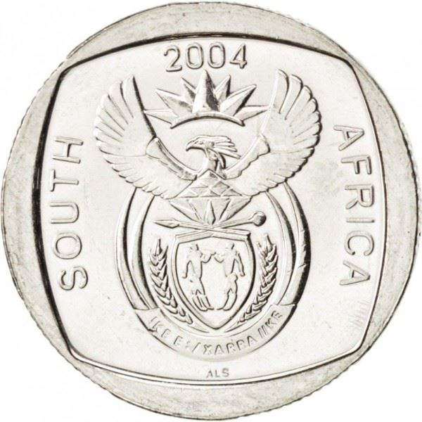 South Africa 2 Rand Coin | 10 Years Freedom | KM334 | 2004