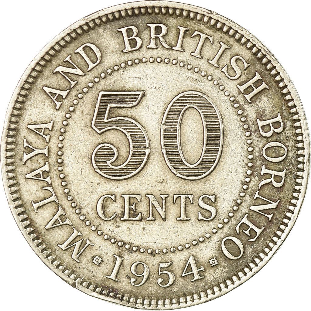 超希少 外国紙幣 マラヤ 英領ボルネオ（イギリス領ボルネオ） 【50ドル】 マラヤ・イギリス領ボルネオ1953年5ドル、Pick#2a | すべての商品