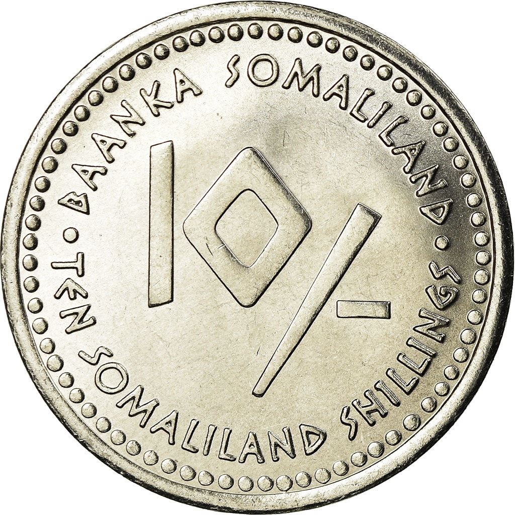 Somaliland | 10-Schilling-Münze | Gemini | Edelstahl | KM:11 | 2006