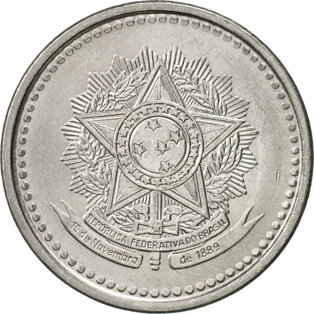 البرازيل | عملة 50 سنتافوس | نجمة | Km:604 | 1986 - 1988