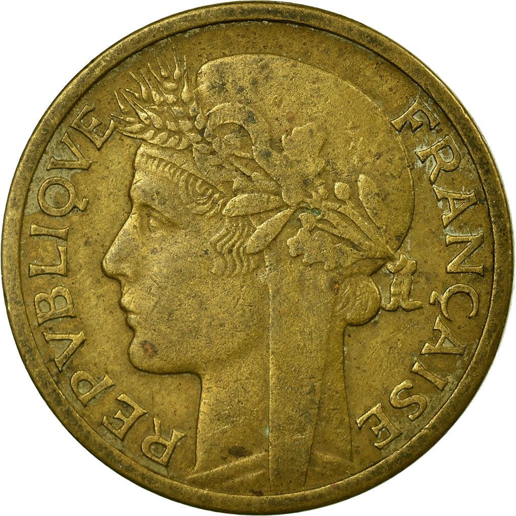 French West Africa | 1 Franc Coin | Marianne | Cornucopia | Berries | Km:2 | 1944