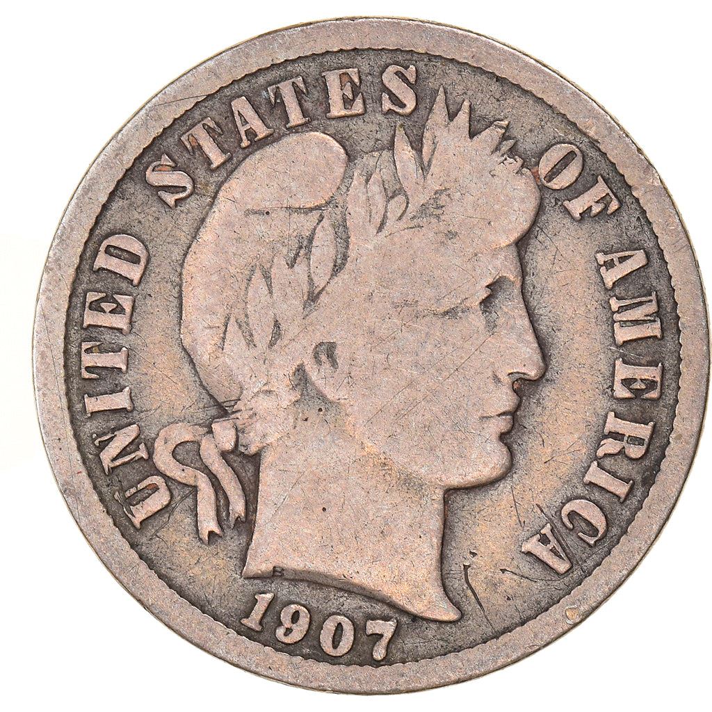 United States | 1 Dime Coin | Barber Dime | KM:113 | 1892 - 1916