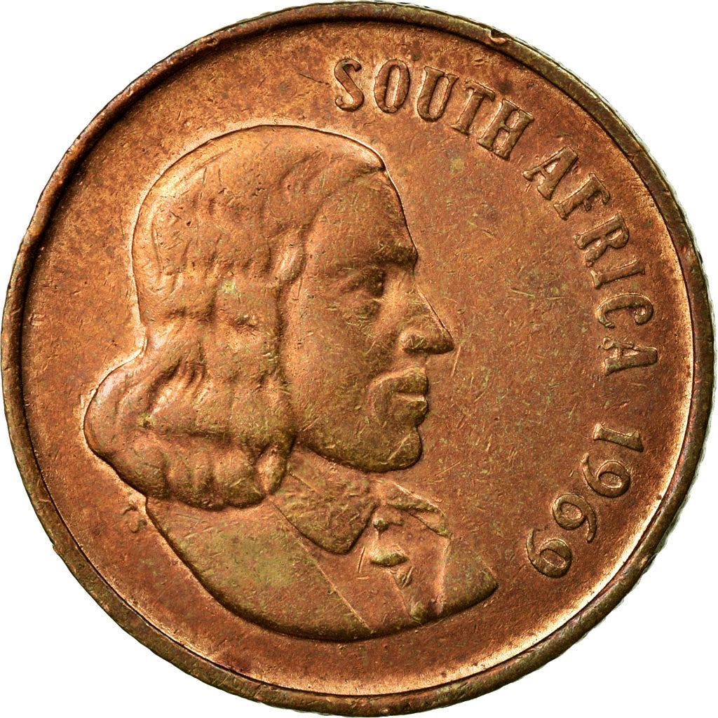 South Africa 2 Cents Coin | English Legend - SOUTH AFRICA | KM66.1 | 1965 - 1969
