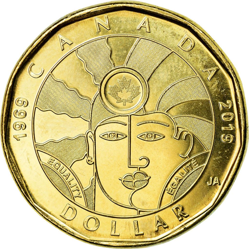 Canada | 1 Dollar Coin | Equality | Km:2757 | 2019
