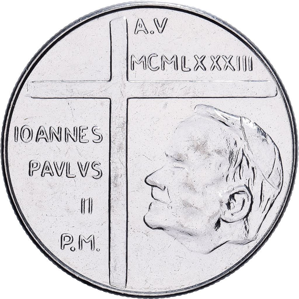 Vatican City | 100 Lire Coin | John Paul II | Km:173 | 1983