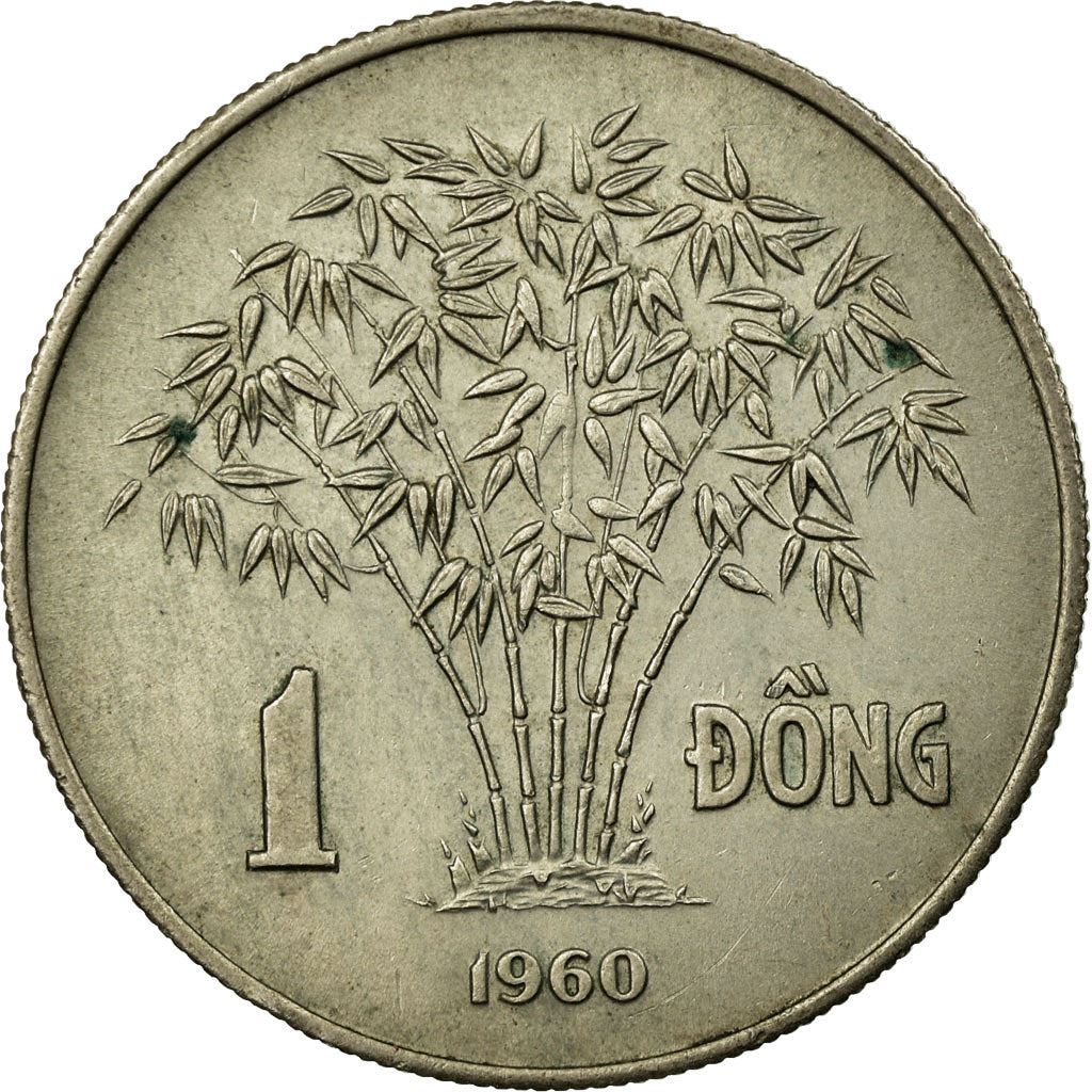 South Vietnam | 1 Dong Coin | Bamboo | Km:5 | 1960