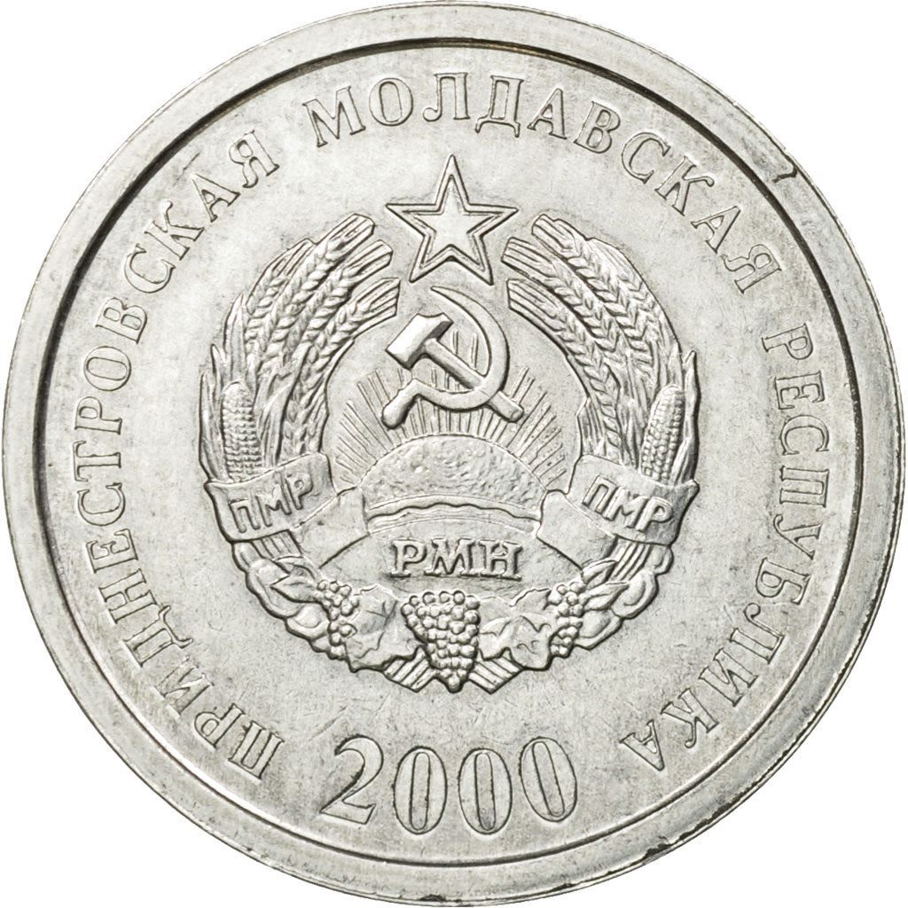Transnistria | 10 Kopecks Mynt | Statsemblem | Hvete | Km:3 | 2000