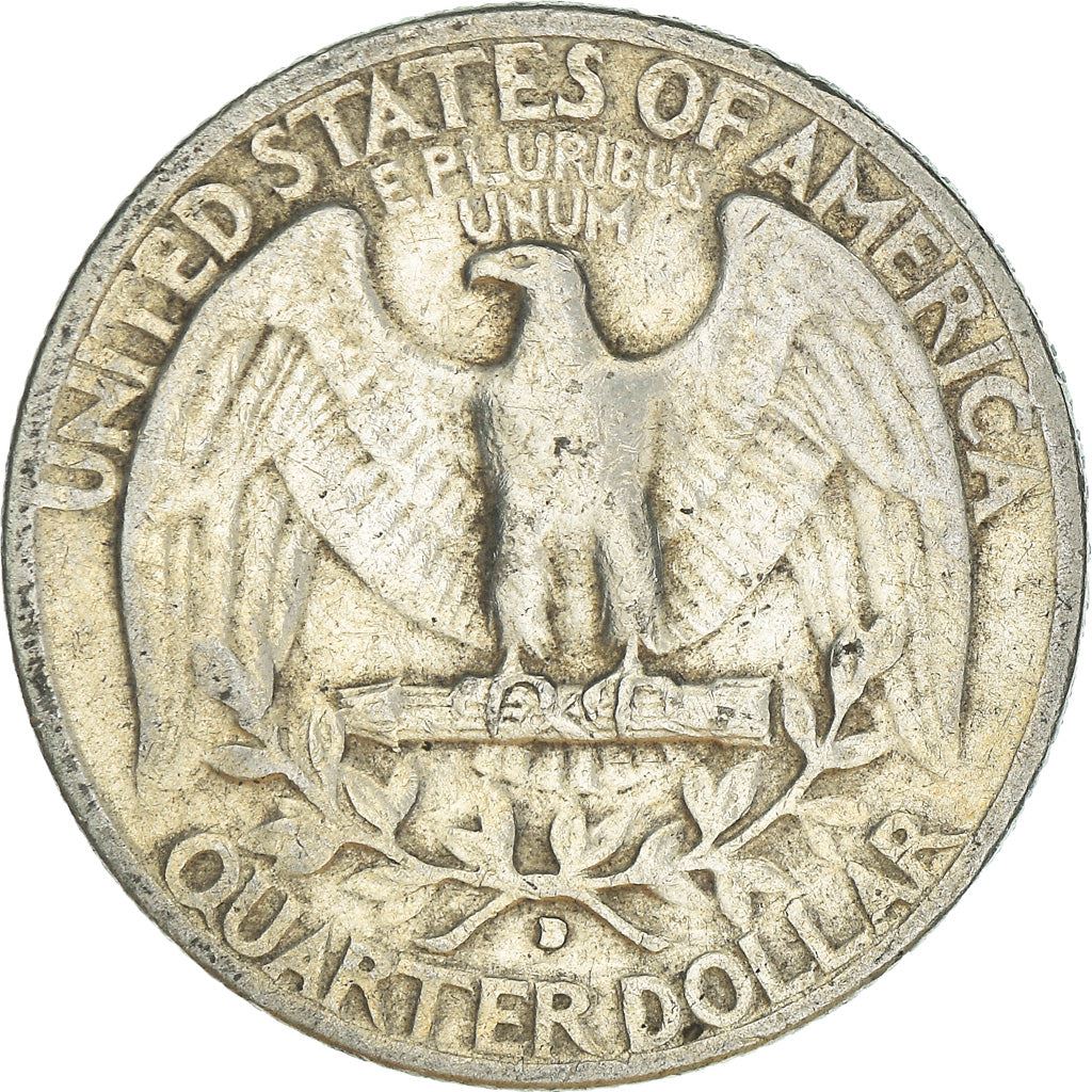 アメリカ合衆国 | 1/4ドル硬貨 | ジョージ・ワシントン | KM:164 | 1932年 - 1964年