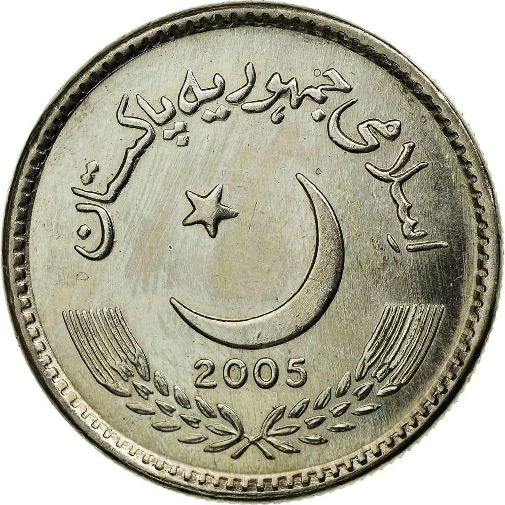 Pakistan 5 Rupees Coin KM65 2002 - 2006