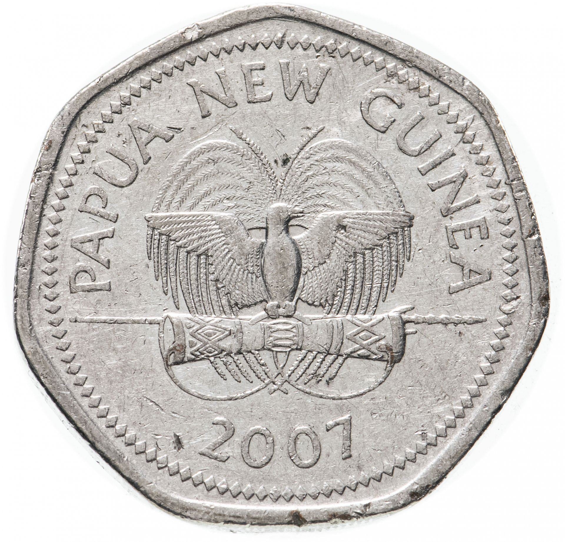 Papua New Guinea | 50 Toea Coin | St John Ambulance | KM:53 | 2007