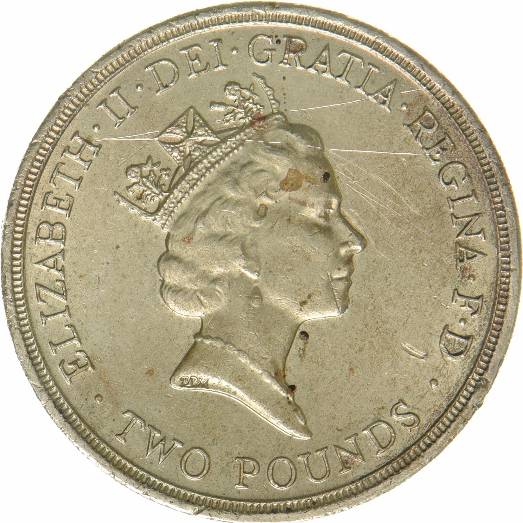 United Kingdom | 2 Pounds Coin | Bank of England | KM:968 | 1994