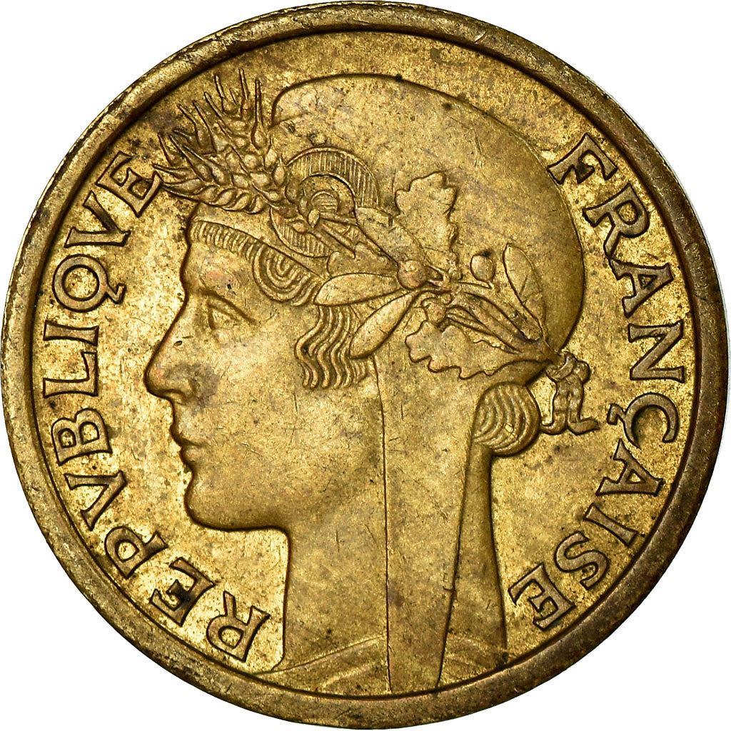 French West Africa | 1 Franc Coin | Marianne | Cornucopia | Berries | Km:2 | 1944