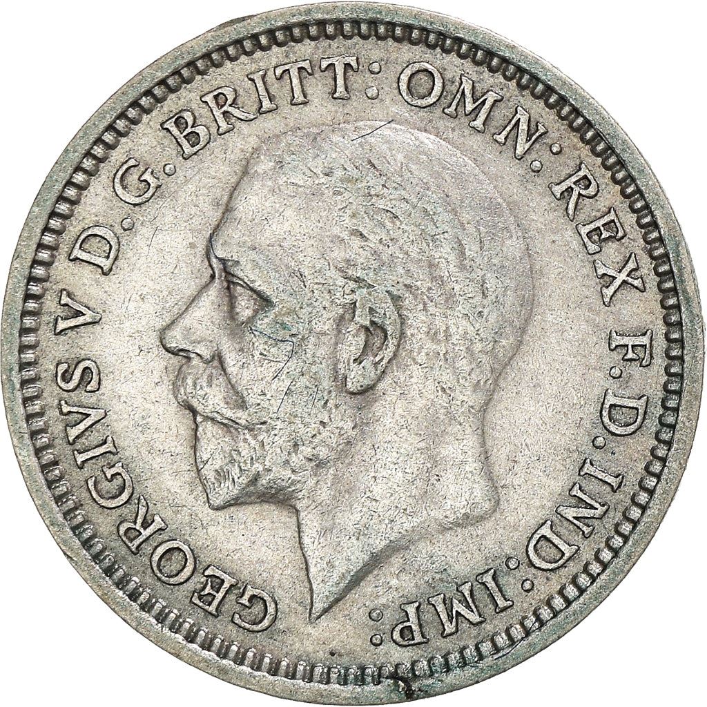 United Kingdom | 3 Pence Coin | George V | KM:831 | 1927 - 1936