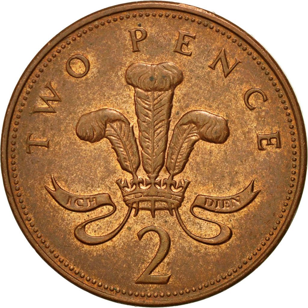 イギリス | 2ペンス硬貨 | エリザベス2世 | Km:936A | 1992 - 1997