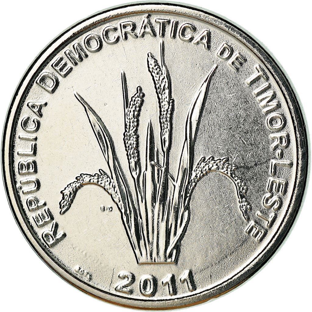 Timor-Leste | 5 Centavos Coin | Rice Plant | Km:2 | 2003 - 2017