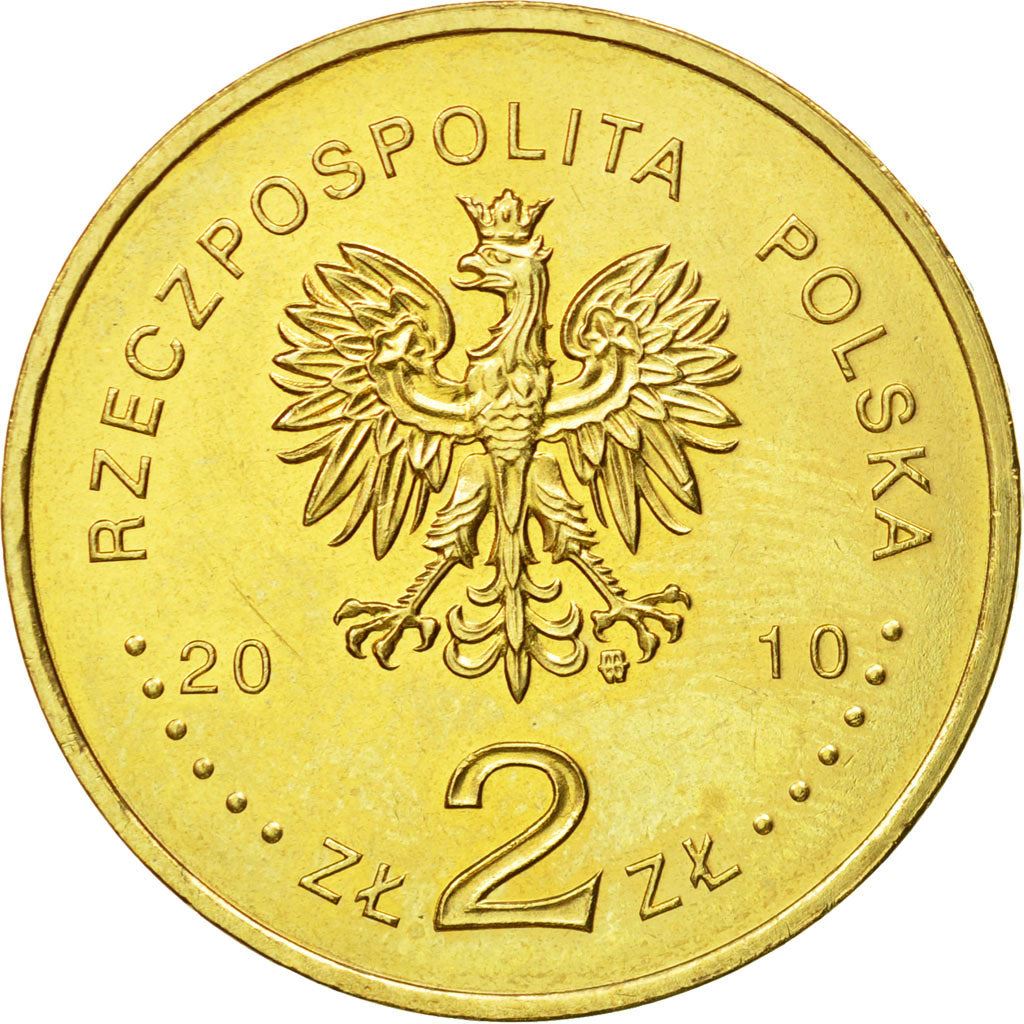 Poland | 2 Zlotys Coin | Auschwitz-Birkenau Liberation | Y:712 | 2010