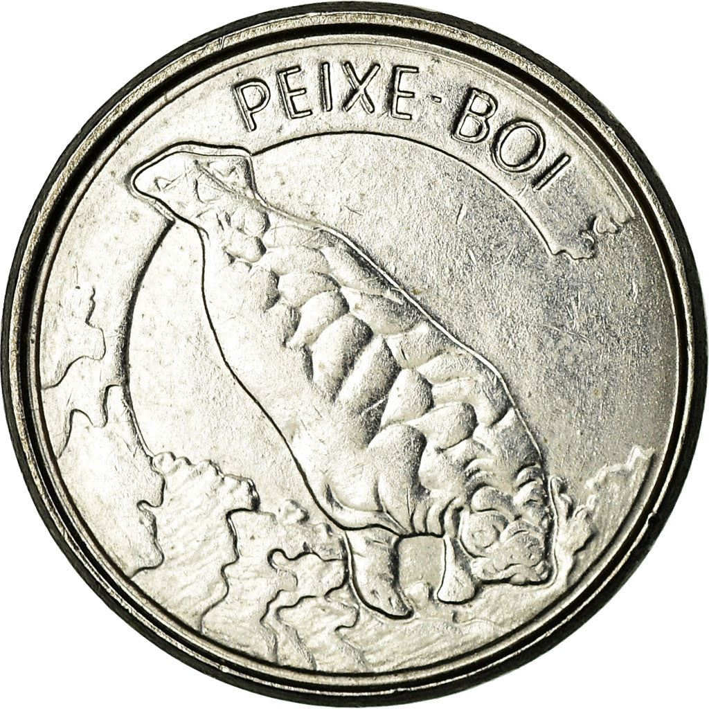 Brazil | 100 Cruzeiros Coin | Manatee | Km:623 | 1992 - 1993