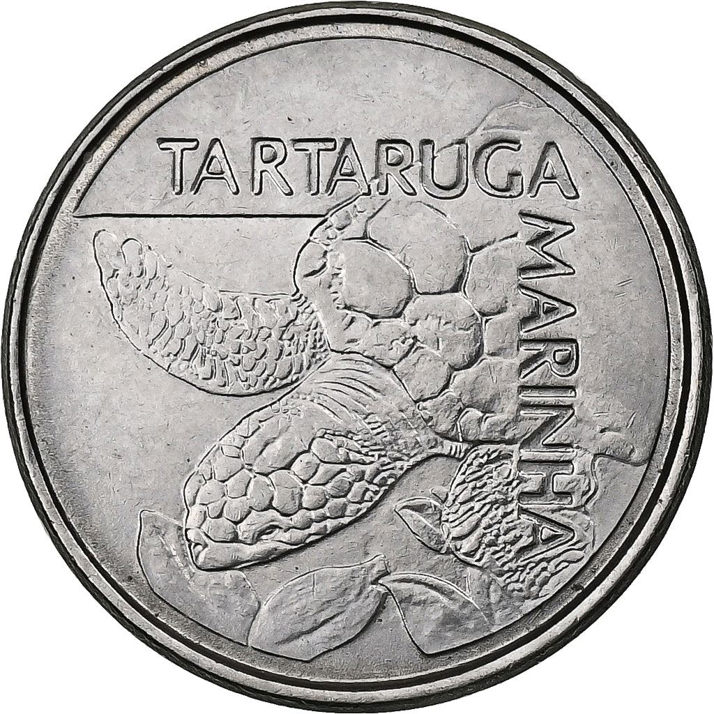 Brazil | 500 Cruzeiros Coin | Sea turtle | Km:624 | 1992 - 1993