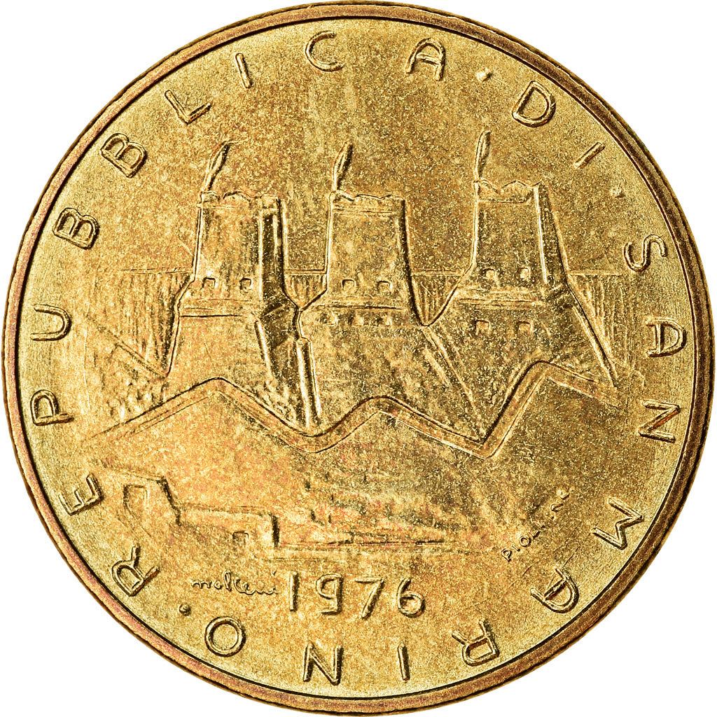 San Marino | 20 Lire Coin | Hands | Km:55 | 1976