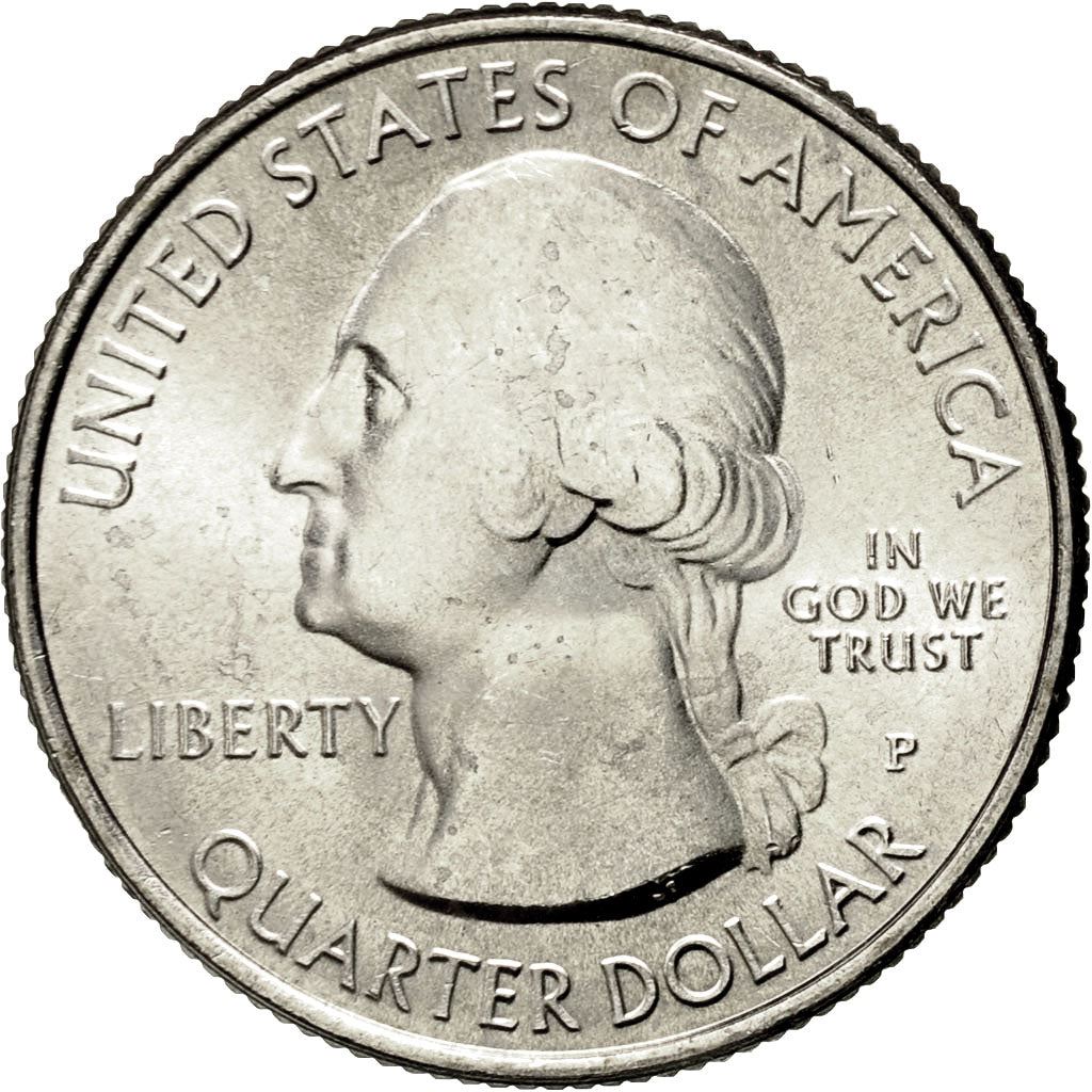 Stati Uniti | Moneta da 1/4 di Dollaro | Parco Nazionale Olimpico | Km:496 | 2011