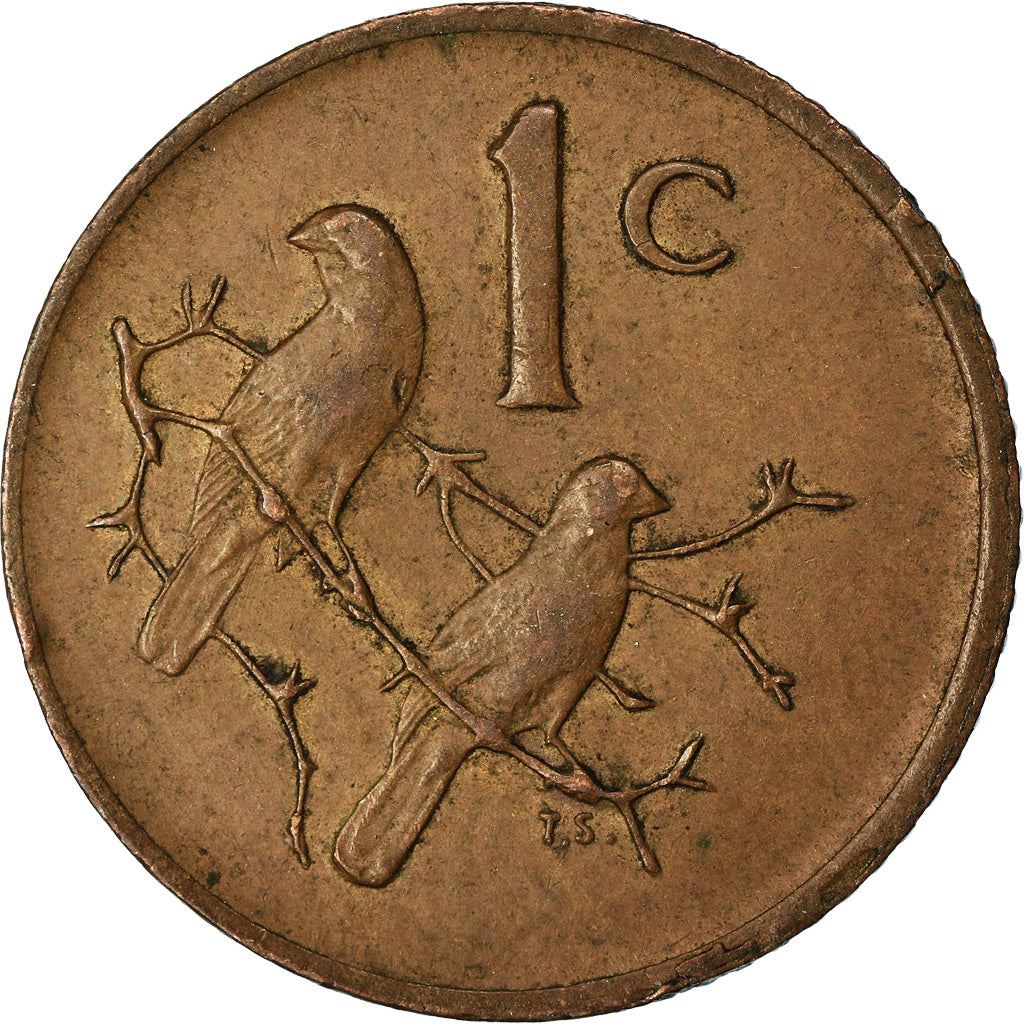 South Africa 1 Cent Coin | Jacobus Johannes Fouche | KM91 | 1976