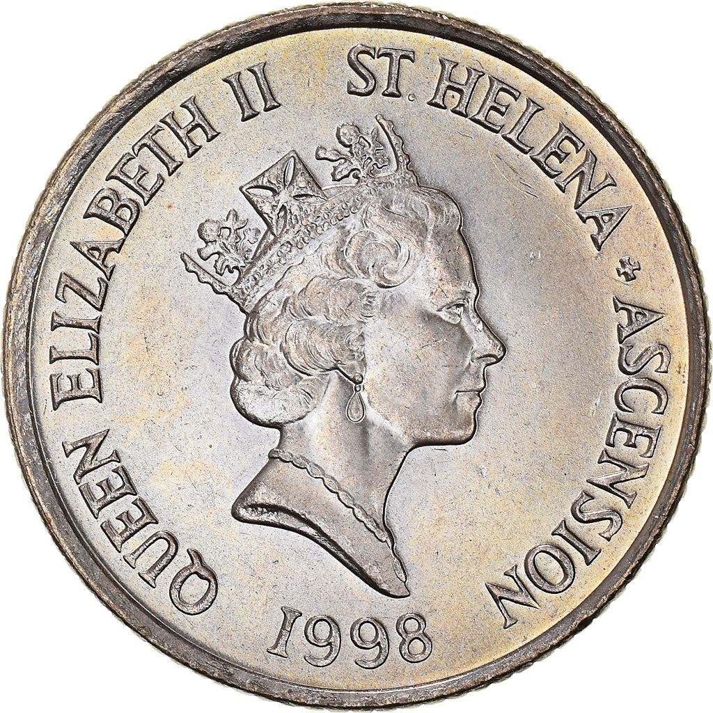 Sant'Elena e Ascensione | Moneta da 10 Pence | Elisabetta II | Delfino | Km:23 | 1998 - 2006