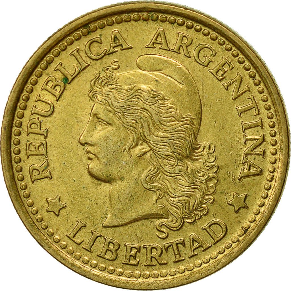 Argentina 50 Centavos Coin | Oudine | Phrygian cap | KM68 | 1970 - 1976