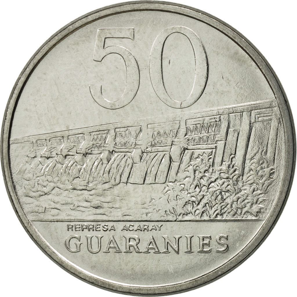 Paraguay | 50 Guaranies Coin | José Félix Estigarribia | Km:169 | 1980 - 1988